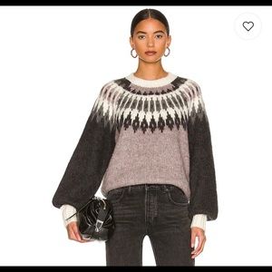 All saints fair isle ski sweater